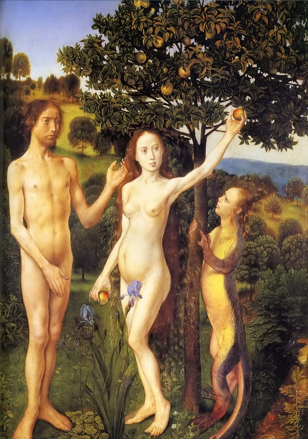 The Fall of Adam and Eve, Hugo van der Goes, c. 1470